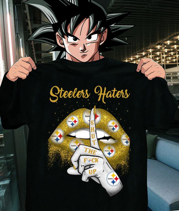 Lips Steelers Haters Shut The Fuck Up t-shirt shirt