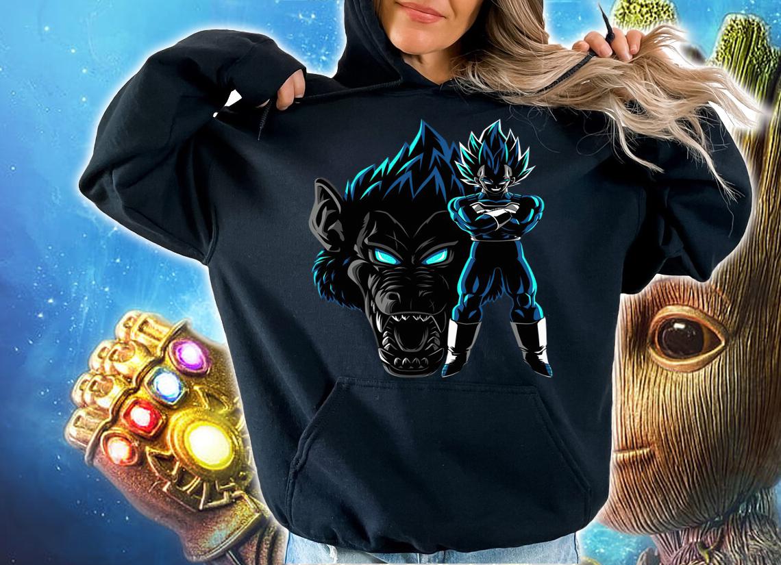 Dragon Ball Z Vegeta Oozaru Vegeta blue t-shirt hoodie