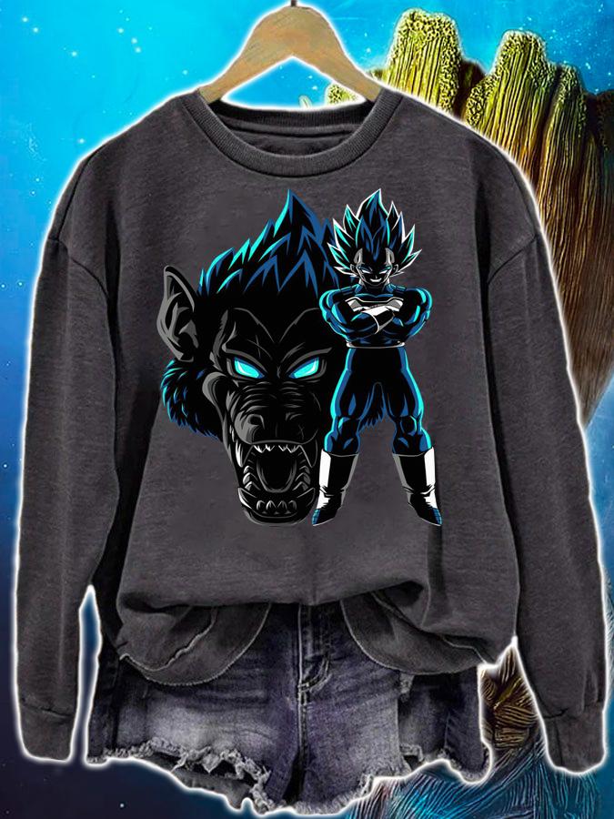 Dragon Ball Z Vegeta Oozaru Vegeta blue t-shirt sweatshirt