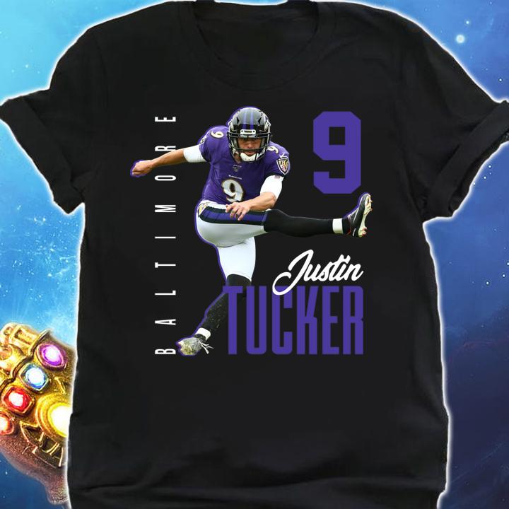 Justin Tucker 9 Baltimore Ravens t-shirt shirt