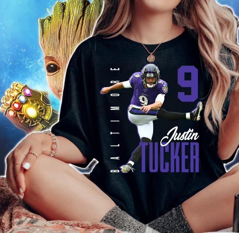 Justin Tucker 9 Baltimore Ravens t-shirt woman shirt