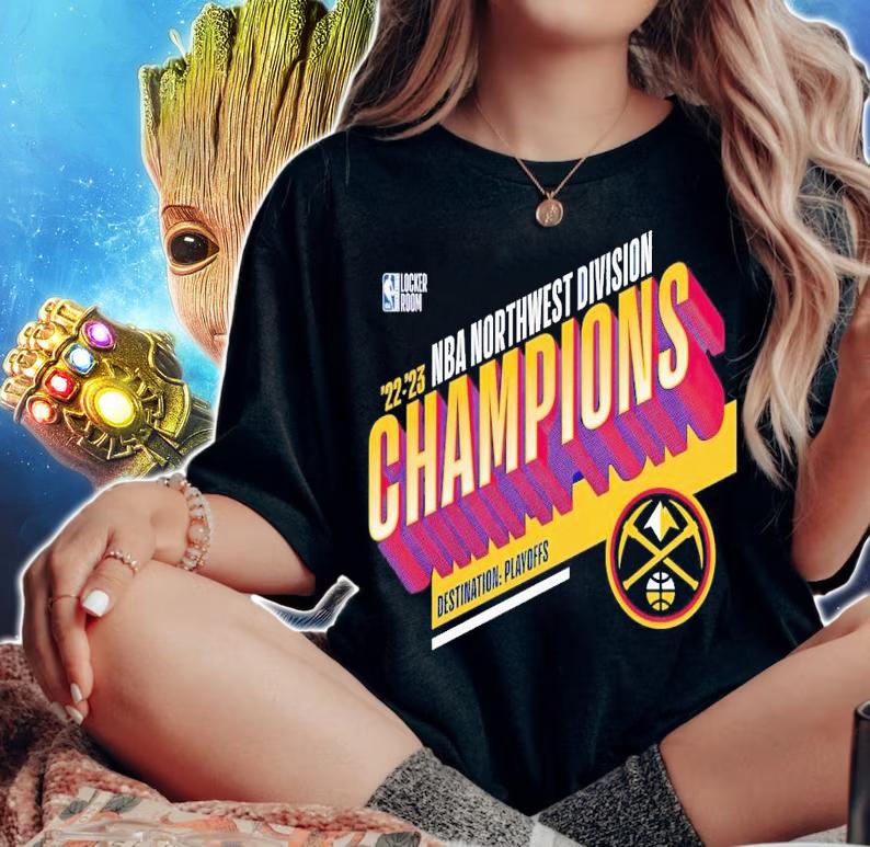 Denver Nuggets 2023 Northwest Division Champions t-shirt woman shirt