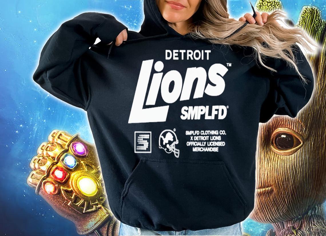 Detroit Lions SMPLFD t-shirt hoodie