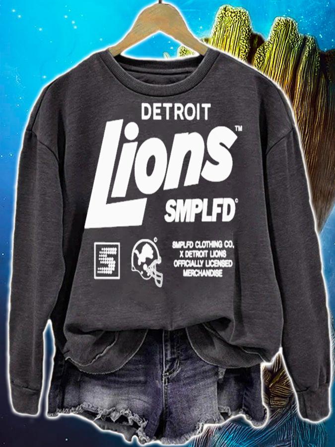 Detroit Lions SMPLFD t-shirt sweatshirt