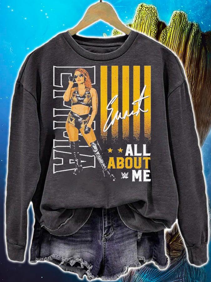 Emma All About Me Women Superstars WWE t-shirt sweatshirt