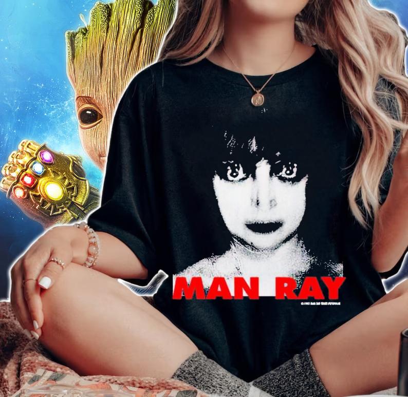 90s Man Ray Marquise Casati shirt t-shirt woman shirt