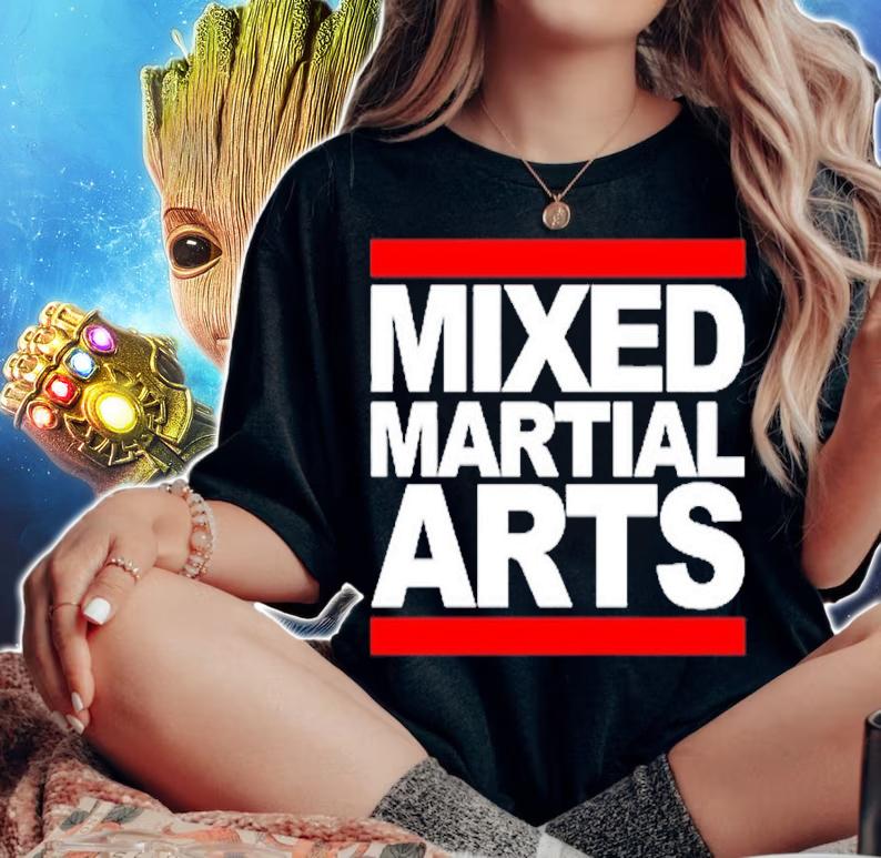 Anders Holm Wearing MMA Mixed Martial Arts Shirt t-shirt woman shirt