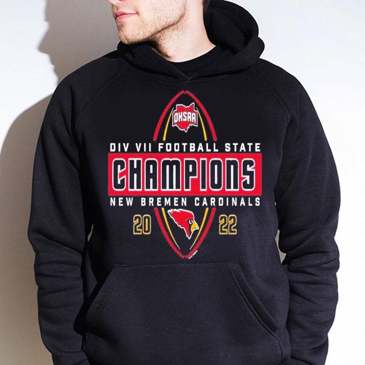 2022 OHSAA Football Division VII State Champions New Bremen Cardinals shirt t-shirt hoodie