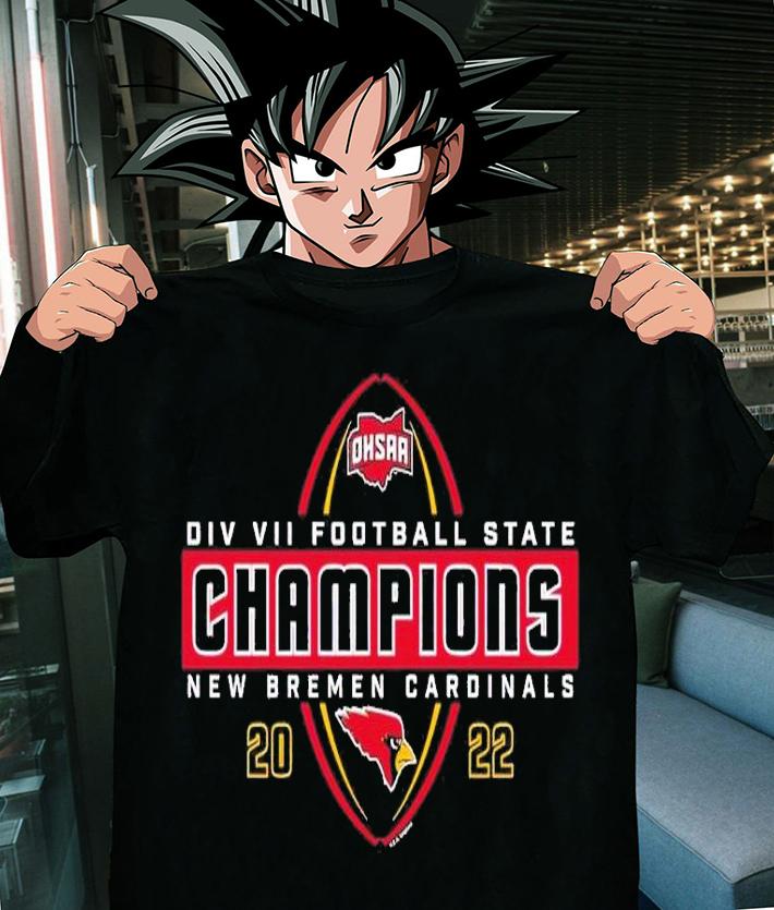 2022 OHSAA Football Division VII State Champions New Bremen Cardinals shirt t-shirt shirt
