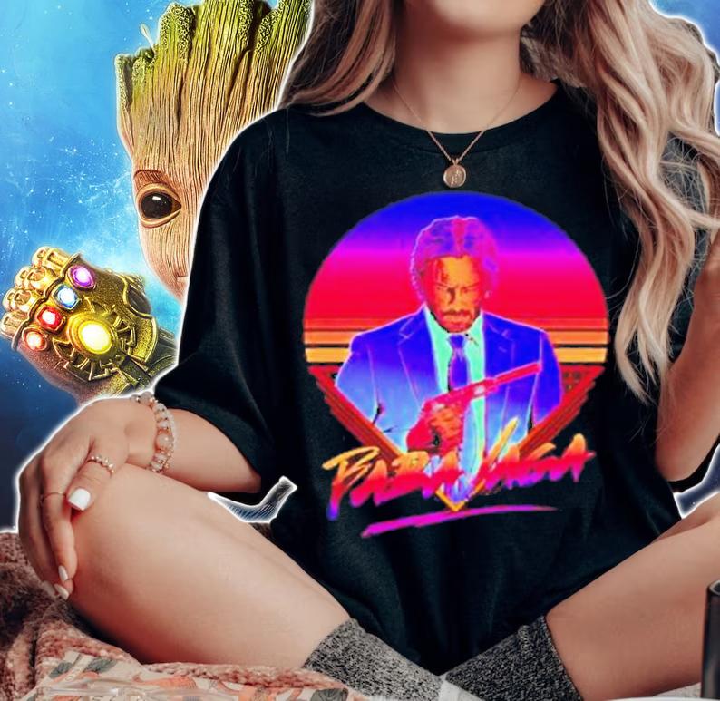 Baba Yaga John Wick Sunset shirt t-shirt woman shirt