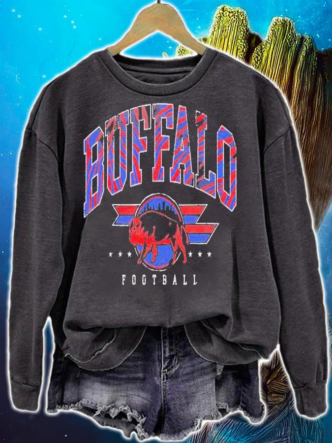 Buffalo Football Retro Pattern shirt t-shirt sweatshirt
