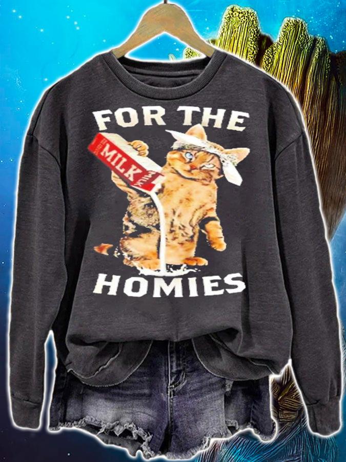 Cat For The Homies Shirt t-shirt sweatshirt