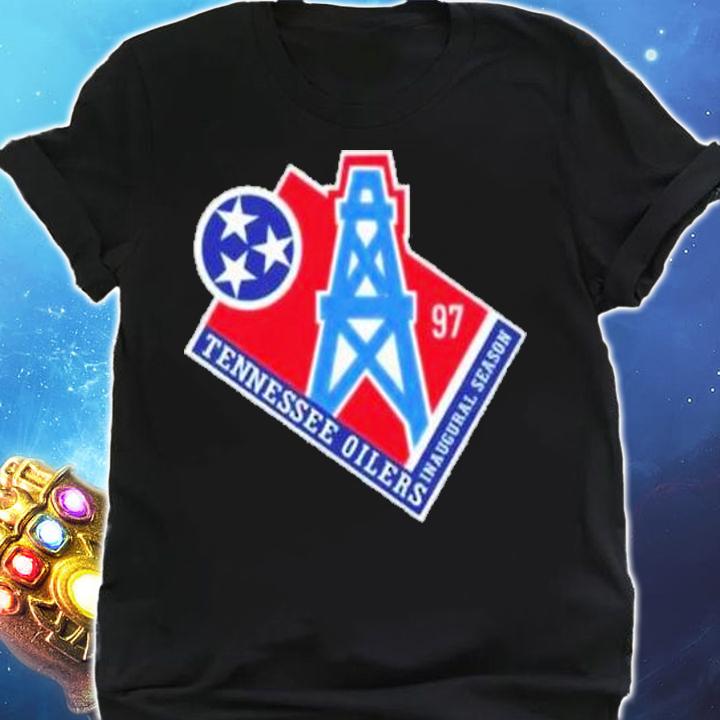 Eddie George Tennessee Oilers Inaugural Season 97 T-Shirt t-shirt shirt