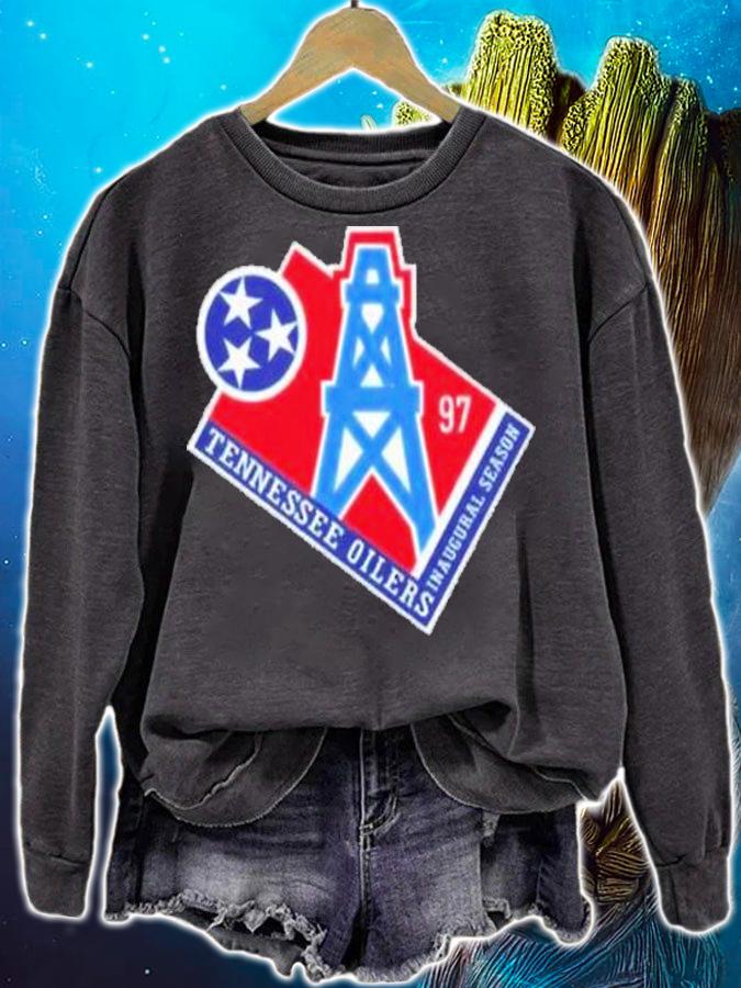 Eddie George Tennessee Oilers Inaugural Season 97 T-Shirt t-shirt sweatshirt