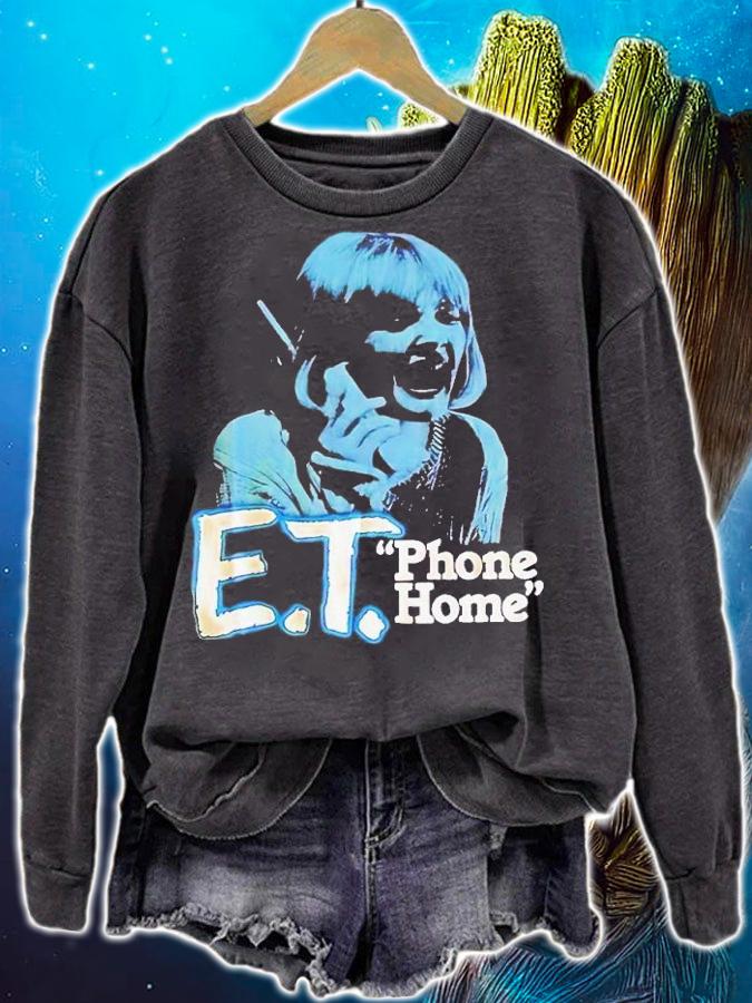 ET phone home shirt t-shirt sweatshirt