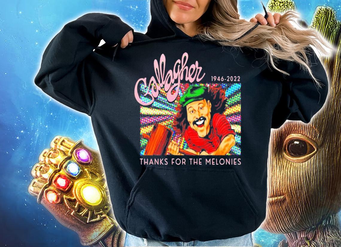 Gallagher Thanks For The Melonies Tribute 1946-2022 T-Shirt t-shirt hoodie