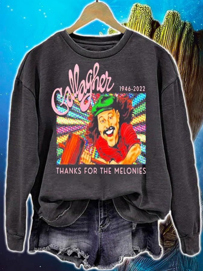 Gallagher Thanks For The Melonies Tribute 1946-2022 T-Shirt t-shirt sweatshirt