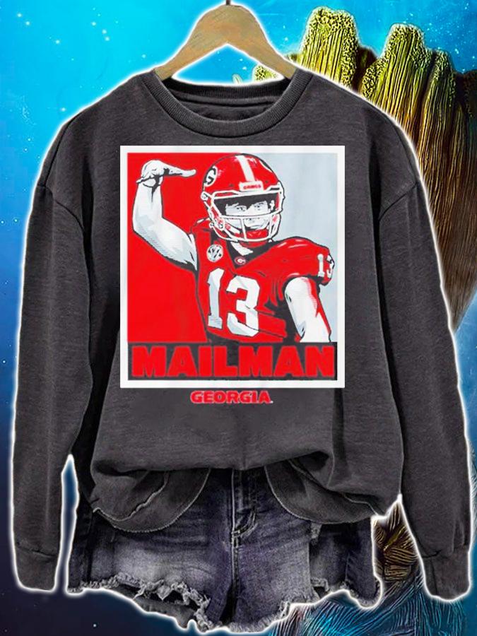Georgia Football Stetson Bennett IV Mailman Poster Shirt t-shirt sweatshirt