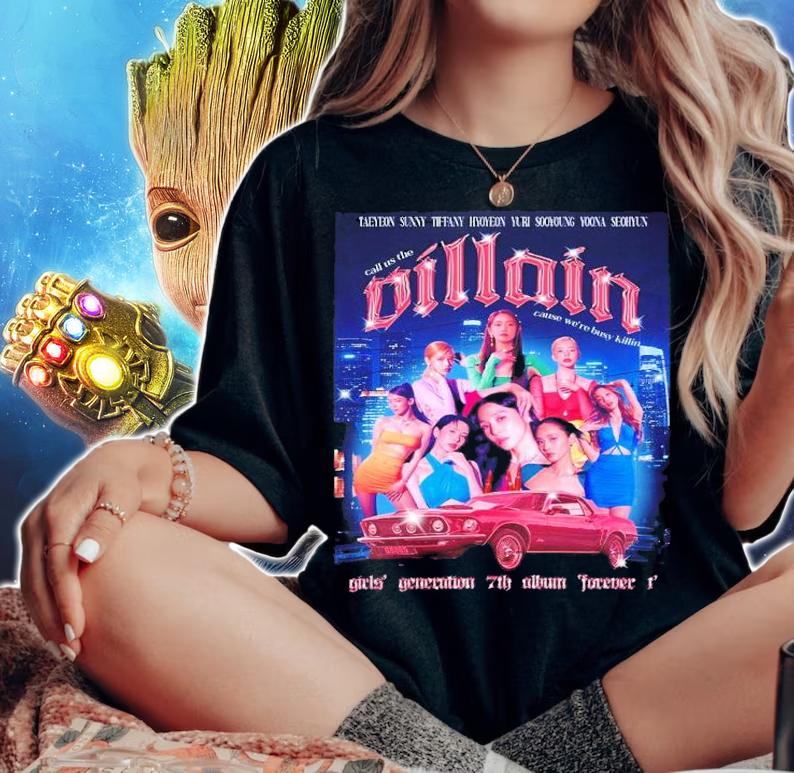 Girls Generation Call Us The Villain Shirt t-shirt woman shirt