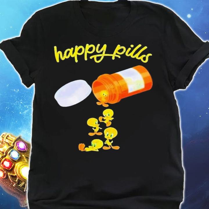 Happy pills Tweety shirt t-shirt shirt