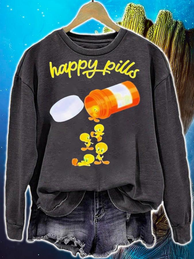 Happy pills Tweety shirt t-shirt sweatshirt
