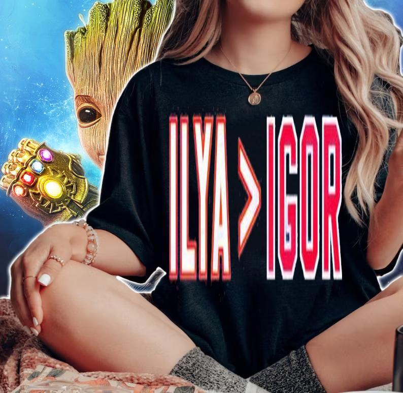 Ilya is greater than Igor shirt t-shirt woman shirt