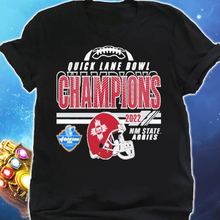 New Mexico State University Football Quick Lane Bowl Champions 2022 Shirt t-shirt shirt