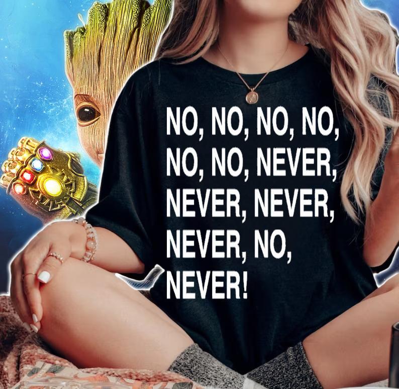 Norm no no never never shirt t-shirt woman shirt