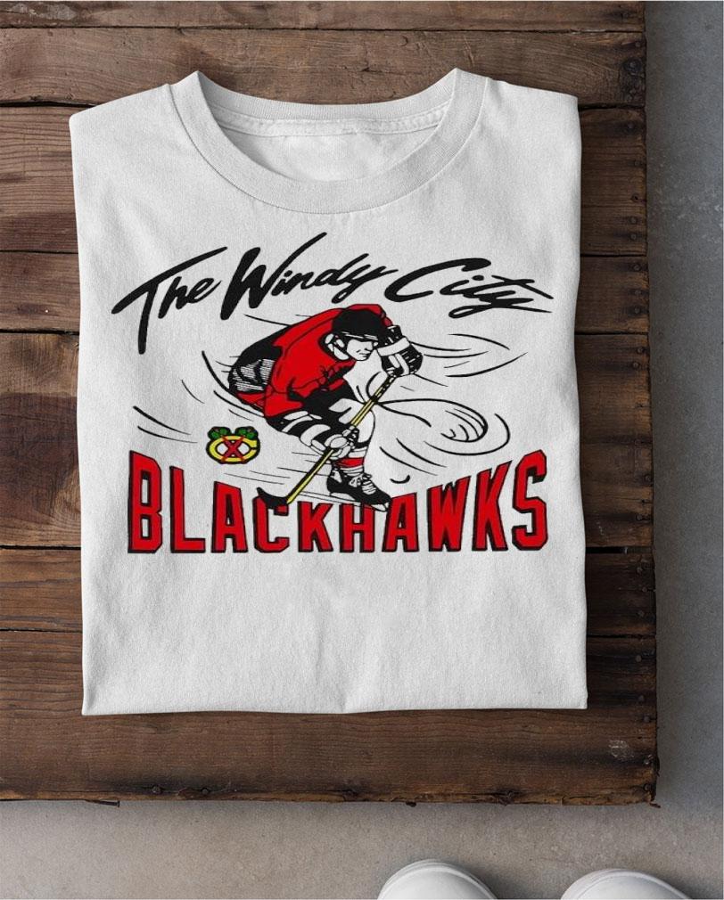 Chicago Blackhawks Windy City player shirt t-shirt shirt