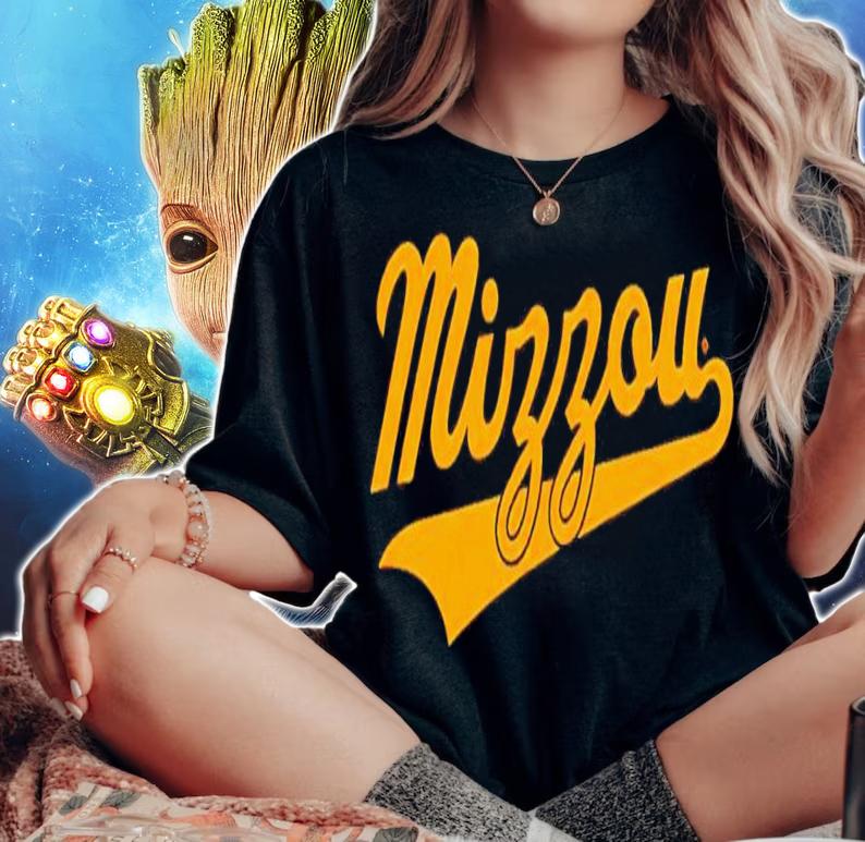Mizzou script shirt t-shirt woman shirt