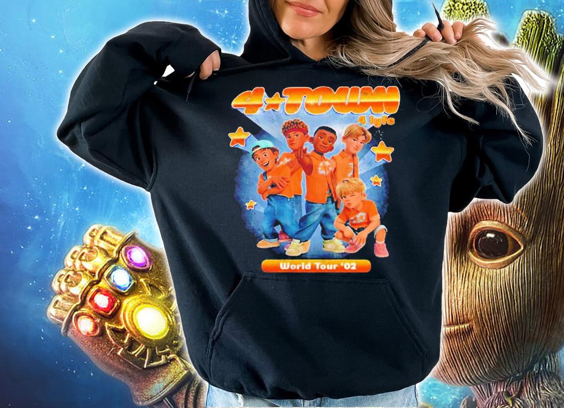 4 Town Concert World Tour '02 shirt t-shirt hoodie