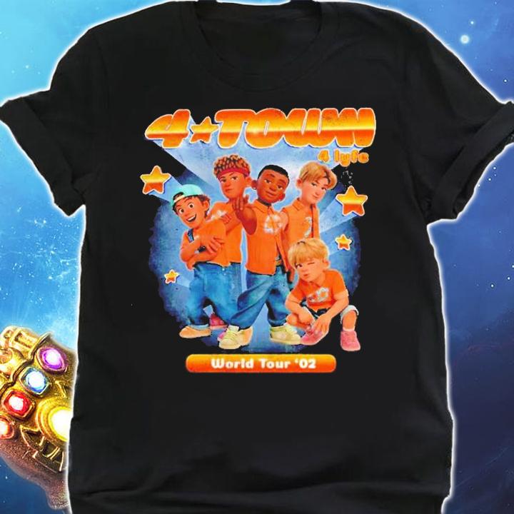 4 Town Concert World Tour '02 shirt t-shirt shirt