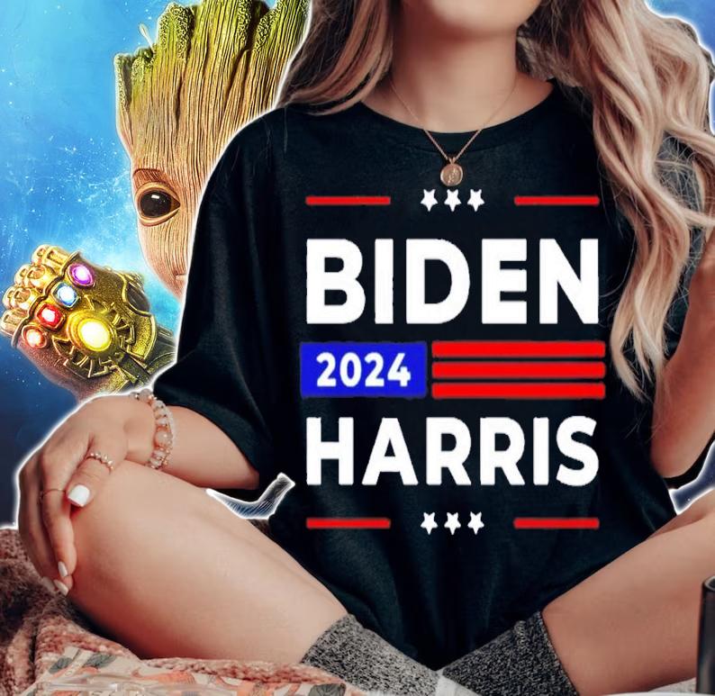 Biden Harris 2024 President American Flag Joe Biden Kamala shirt t-shirt woman shirt
