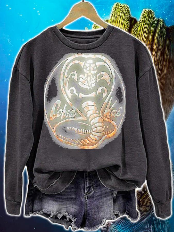 Cobra Kai Rusted Steel Snake Logo Shirt t-shirt sweatshirt