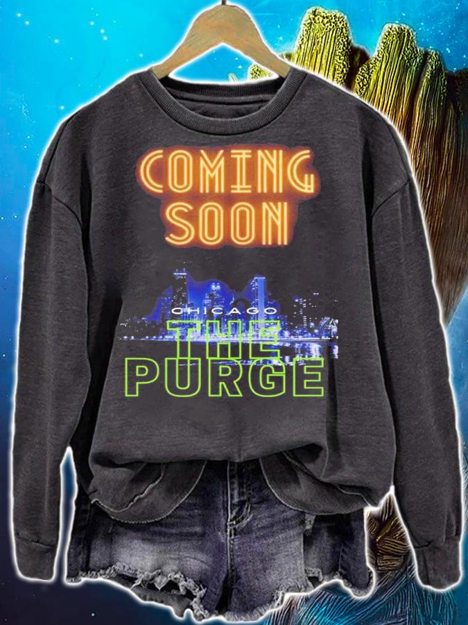 Coming soon Chicago The Purge shirt t-shirt sweatshirt