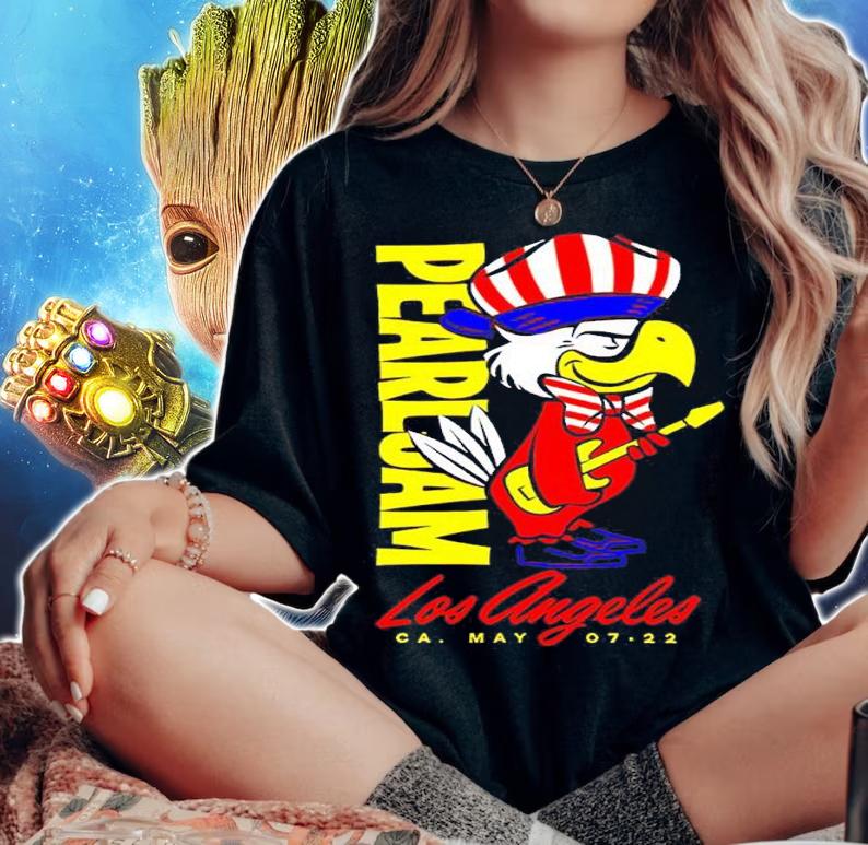 Pearl Jam Los Angeles CA May 07-2022 shirt t-shirt woman shirt