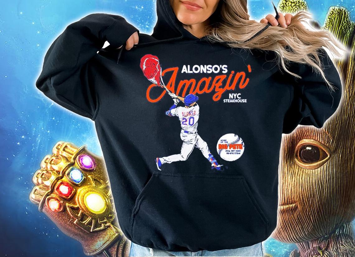 Pete Alonso Steakhouse Baseball shirt t-shirt hoodie