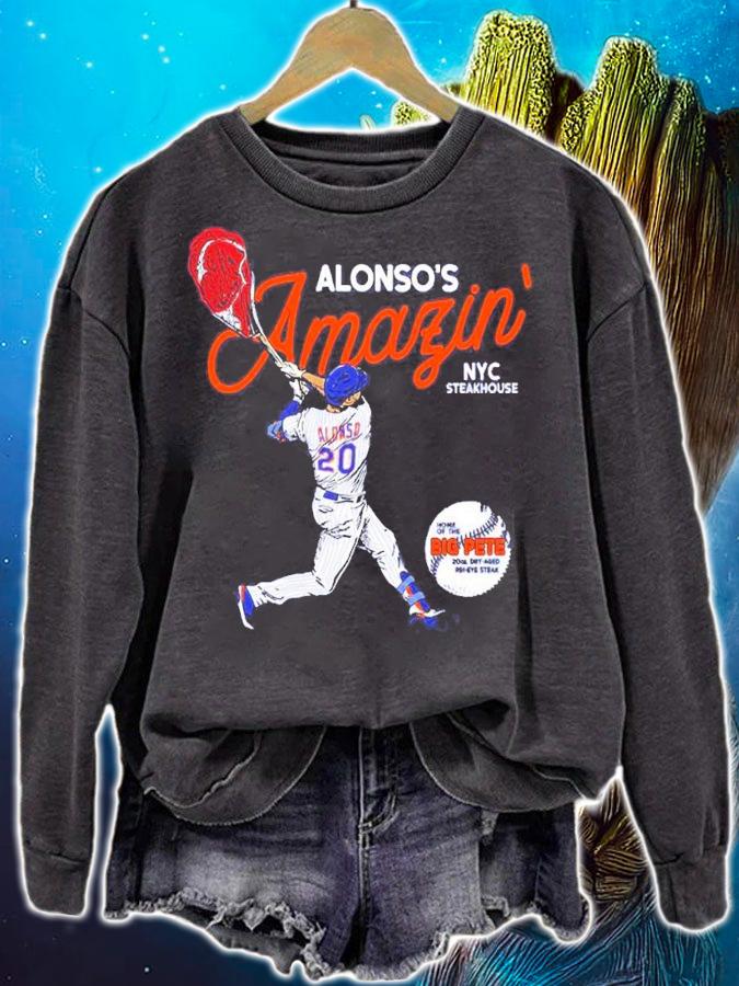 Pete Alonso Steakhouse Baseball shirt t-shirt sweatshirt