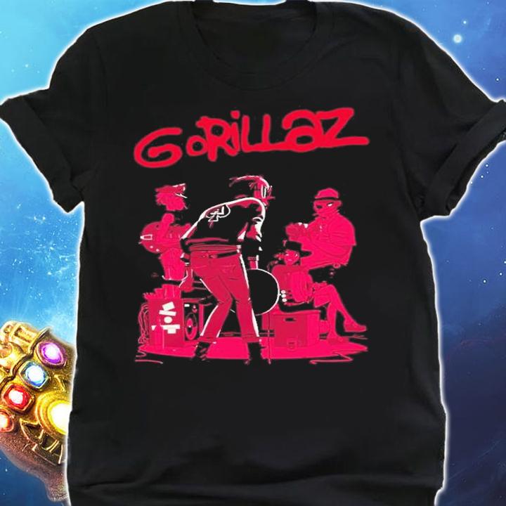 Pink Art Gorillaz Are An English Virtual Band Shirt t-shirt shirt