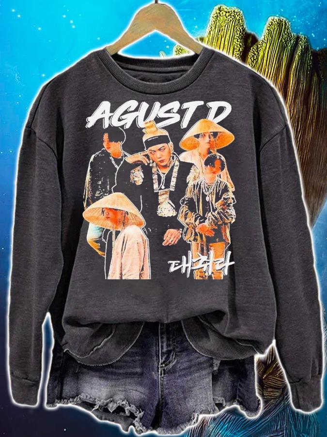 Agust D BTS Daechwita Vintage Shirt t-shirt sweatshirt