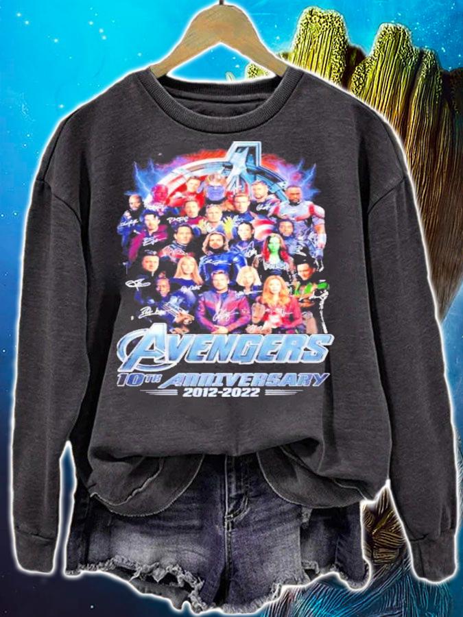 Avenger 10th Anniversary 2012-2022 Signature Shirt t-shirt sweatshirt