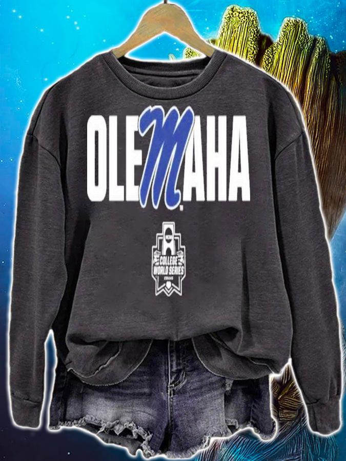 Baseball Olemaha CWS Single Team 2022 Shirt t-shirt sweatshirt