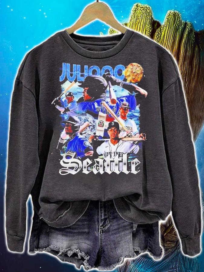 Baseball Player Julio Rodriguez MLB Mariners Vintage Shirt t-shirt sweatshirt