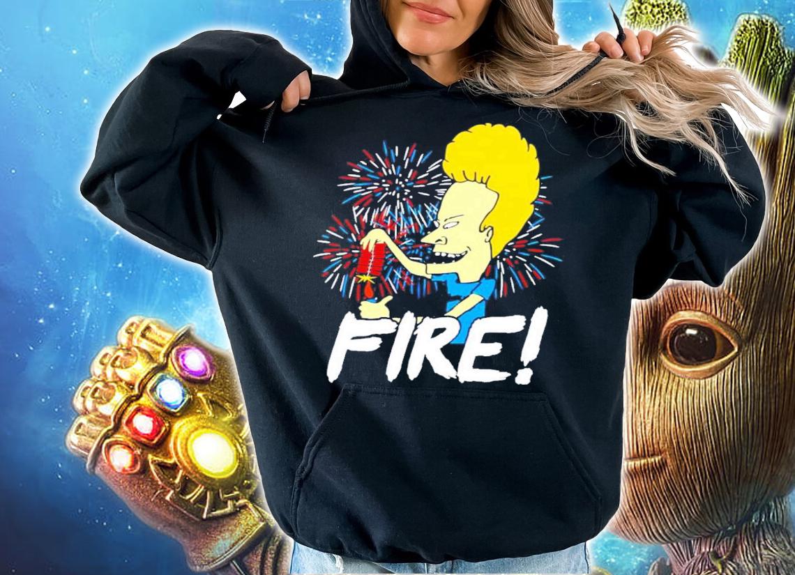 Beavis Fire 4th Of July Funny Shirt t-shirt hoodie