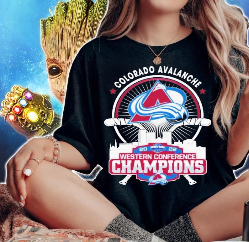 Colorado Avalanche Western Conference Champions 2022 Shirt t-shirt woman shirt