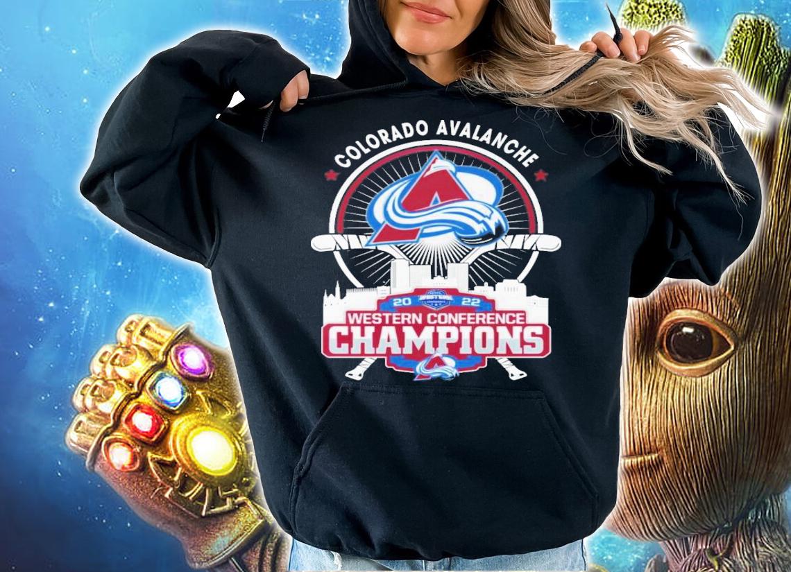 Colorado Avalanche Western Conference Champions 2022 T-Shirt t-shirt hoodie