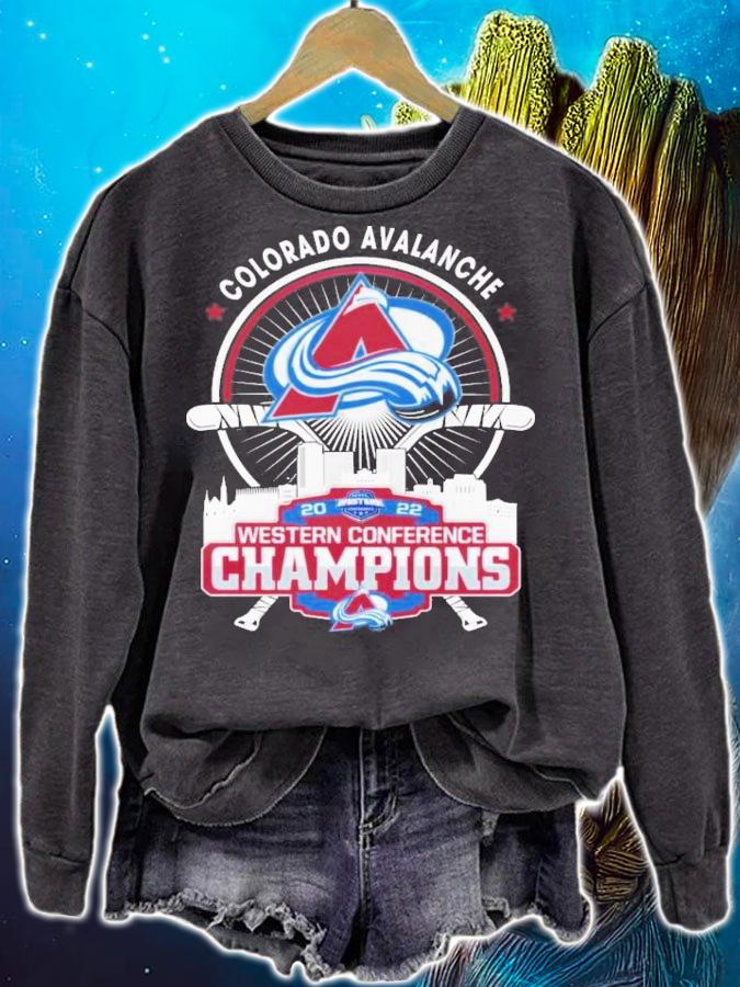 Colorado Avalanche Western Conference Champions 2022 T-Shirt t-shirt sweatshirt