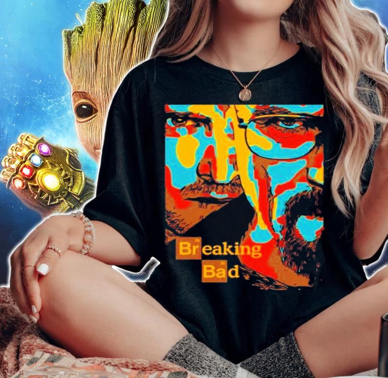 Colorful Artwork Breaking Bad Shirt t-shirt woman shirt