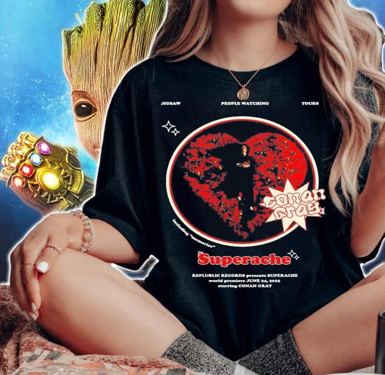 Conan Gray Superache Movie T-Shirt t-shirt woman shirt