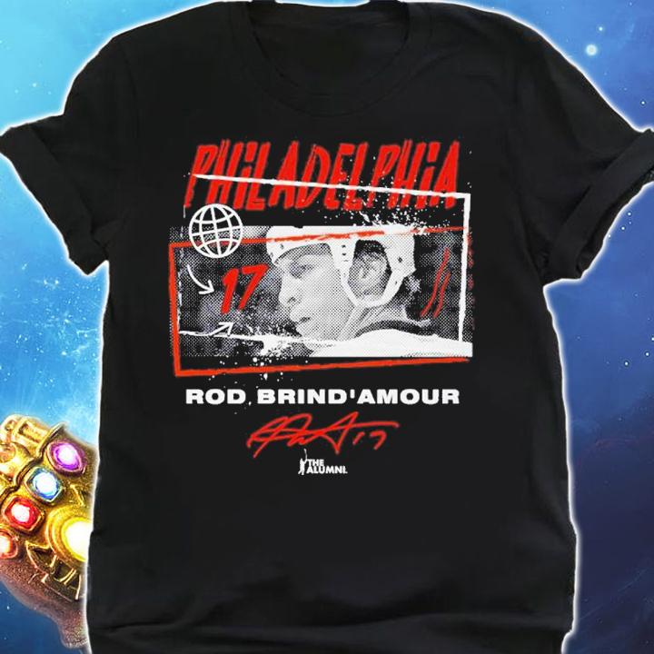 Rod Brind'Amour Philadelphia Tones Hockey Signature Shirt t-shirt shirt